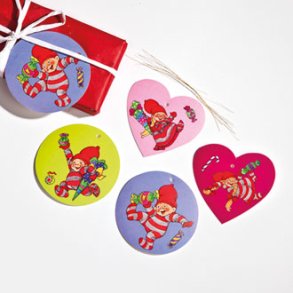 Gavemrker med  slikbabynisser