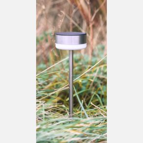 Solcelle Havefakkel, st�l