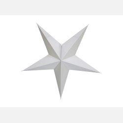 Vintage Papirstjerne 60 cm antique creme m. glimmer