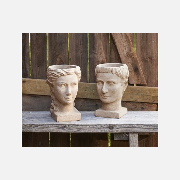 Face Pot Terracotta 