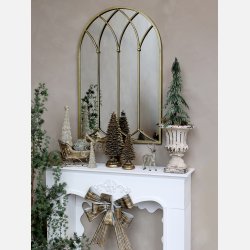 Sljfe til ophng, messingfarvet jern