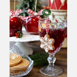 Julekager til ophng st af 3, hus