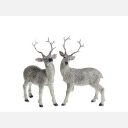 Rensdyr m. glimmer st af 2