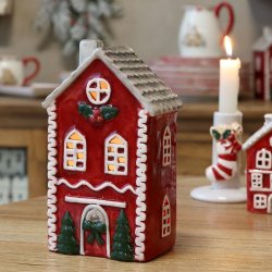 Chamonix Hus til fyrfadslys, cherry, rundt vindue