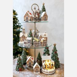 No�l Spilled�se m. LED, peberkage