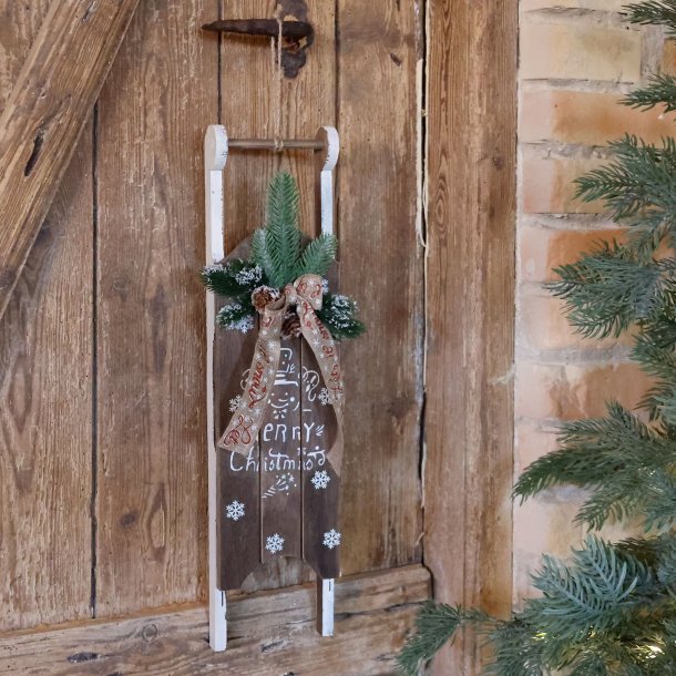 Vintage K�lk til deko m. gran og b�nd