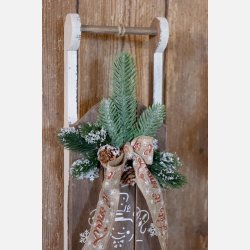 Vintage K�lk til deko m. gran og b�nd