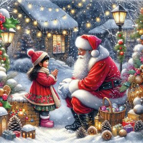 Kaffeservietter, julemand