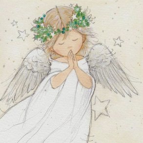 Kaffeservietter, engel