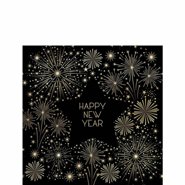 Kaffeservietter, happy new year