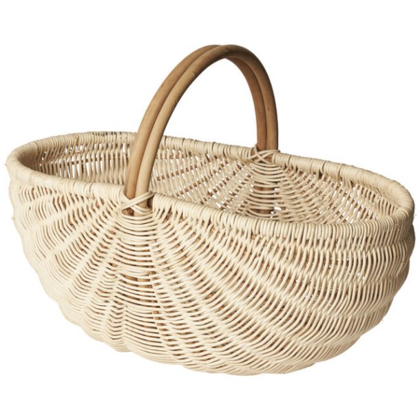 Lauring, Aika kurv i rattan Natur