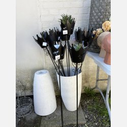 Krone p spyd i mat sort metal