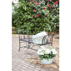 Lauring, B�nk i sort metal