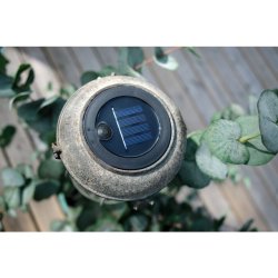 Jango Lanterne W/solcelle, Metal Antique Gr�n