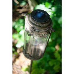 Kelsey Lanterne W/Solcelle i Metal Grey