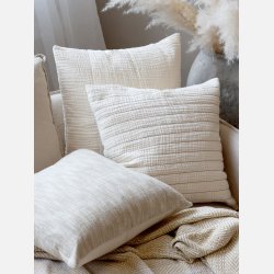 Aix Pudebetrk m. stribe, creme