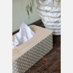 Amilly ske i bambus til servietter, opal