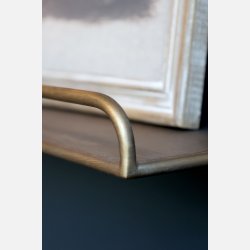 Hylde,i antik messing farve