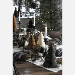 Stofserviet dobbeltvvet antracit