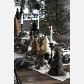 Stofserviet dobbeltvvet antracit