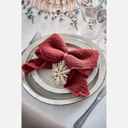 Stofserviet dobbeltvvet, rd