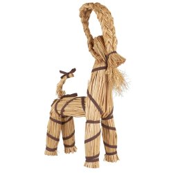 Julebuk m/ bnd og skg My Nostalgic Christmas, 59 cm