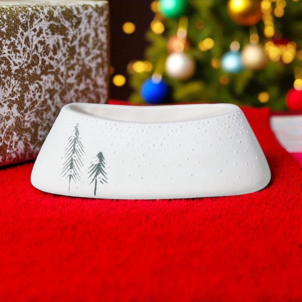 Mica skl, hvid aflang