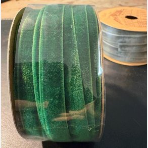 Gavebnd 10 m velour, grn