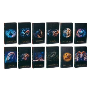 ske formet som bog med stjernetegn