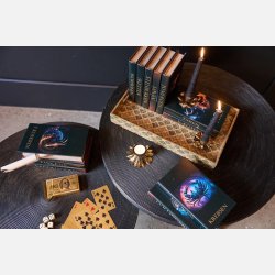 ske formet som bog med stjernetegn