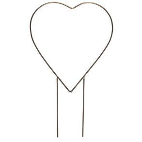 Hjerte m/dobbeltspyd