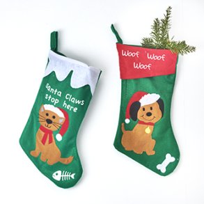 Julesok, filt, med hund eller kat