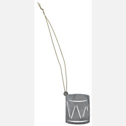 Juletrspynt tromme m/gylden wire