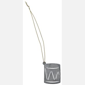 Juletrspynt tromme m/gylden wire