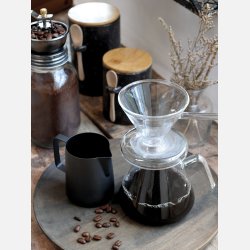 Kaffekolbe m. filter holder