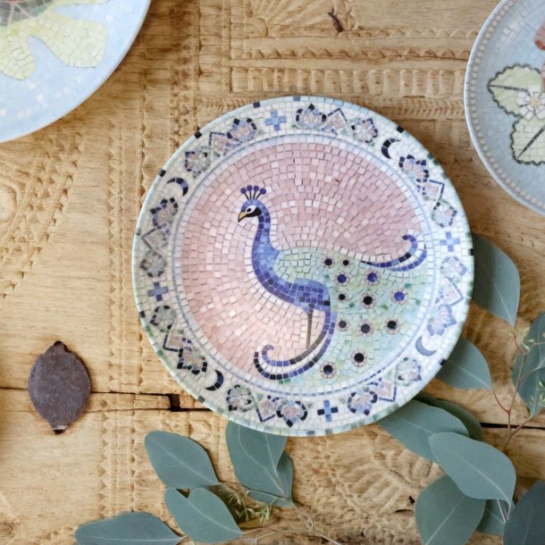 Chartres Fad i mosaik m. p�fugl