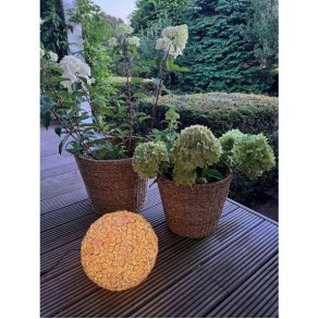 LED LAMPE - BLOMST- solcelleopladning