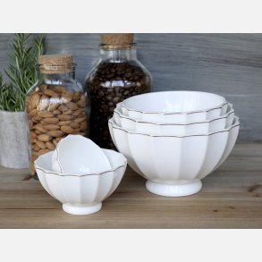 Ars Latteskl m. guld stribe st af 5