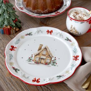 Chalet de N�el Middagstallerken