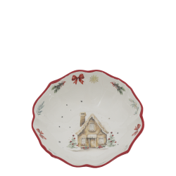 Chalet de N�el Sk�l/dyb tallerken