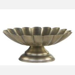 Opsats p fod, rillet messing