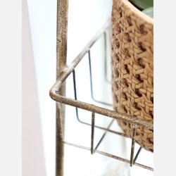 Etagere m. 2 fil de fer kurve