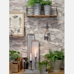 Aflang fad i antique zink