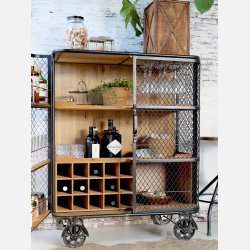 Etagere m. 2 fade, messing