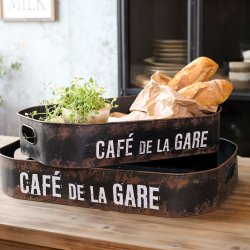 Bakke m. print s�t af 2, caf� 