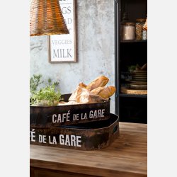 Bakke m. print s�t af 2, caf� 