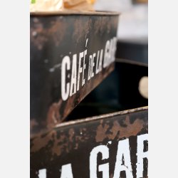 Bakke m. print s�t af 2, caf� 