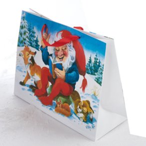 Gavepose med hank, papir, Vilhelm Hansen