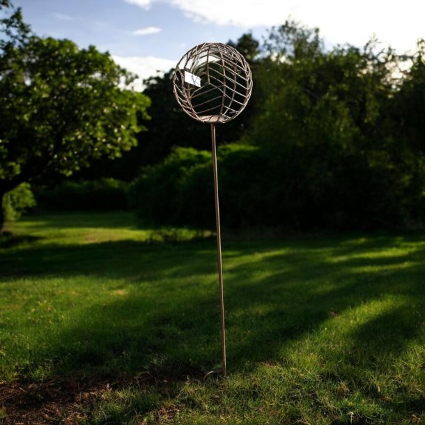 Lysholder i brun metal