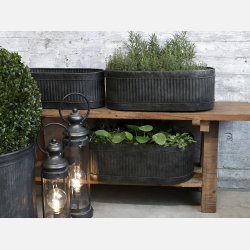 Skjulere m. riller ovale st af 3,